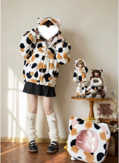 期間限定 ドール用服 親子ルック「猫語」暹罗 三花 白猫 黑猫 オーナー様用 大人用 S/M/L/XL/XXL/YOSD/MSDサイズ人形用 女の子用 球体関節人形用 BJDDOLL