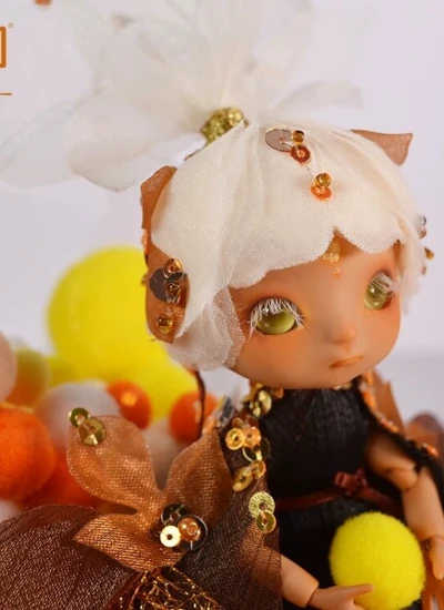 ドールフルセット 馨味シリーズ・手のひらの精霊 ｢春实 ChunShi｣ 13.5cm 球体関節人形 BJD