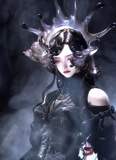 【数量＆期間限定】ドール豪華フルセット （公式顔メイク+ホラガイ冠付き版）回音半眠SP Echo SP 70cm/71cm 女の子 球体関節人形 BJD