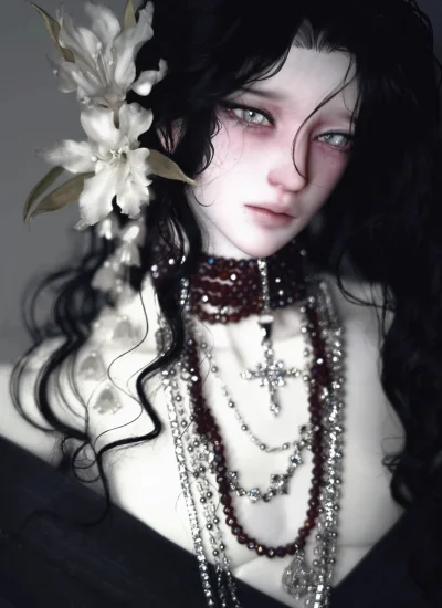 ドール用ヘッド 温差  70cmボディ用 女の子 球体関節人形 BJD
