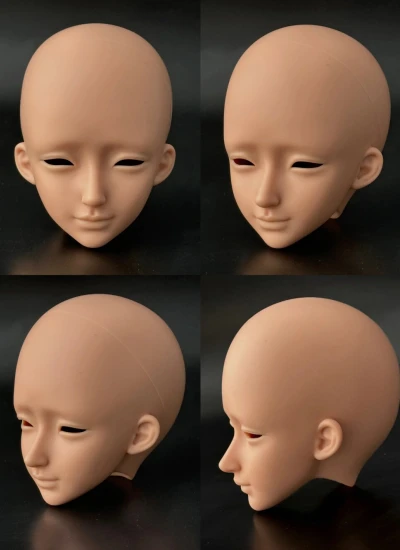ドール用ヘッド ｢月咏紗・尝鲜SP｣ レジン製 1/4サイズボディ用 球体関節人形 BJD用