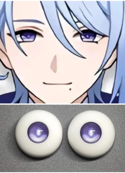 ドール用アイ 樹脂＋石膏アイ ブルー レッド ゴールド【绫人】8mm/10mm/12mm/14mm/16mm/18mm BJD用