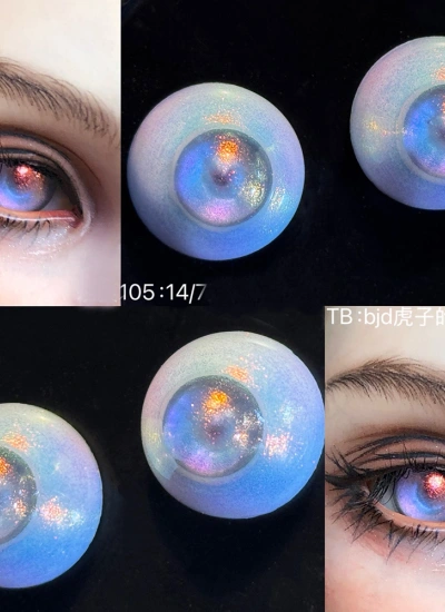 ドール用アイ 樹脂アイ ブルーパープル 【晚霞】12mm/14mm/16mm/18mm/20mm/22mm 球体関節人形用 BJD用