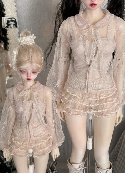 ドール用洋服セット ピンク  SD/MSDサイズ人形用 BJD用
