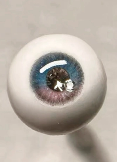 ドール用アイ レジンアイ ブルーピンク 石膏+樹脂アイ 10mm/12mm/14mm/16mm/18mmサイズ人形用 BJD