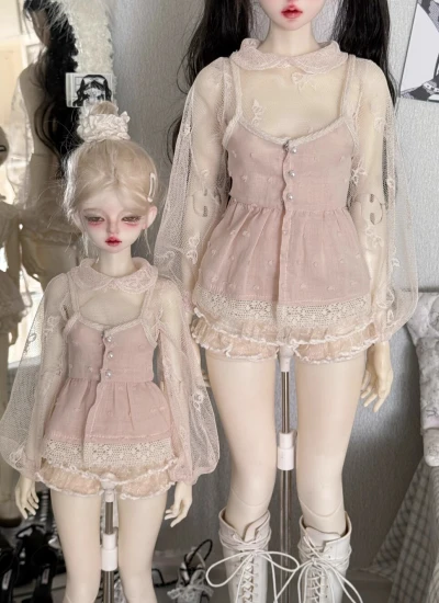 ドール用洋服セット ピンク  SD/MSDサイズ人形用 BJD用