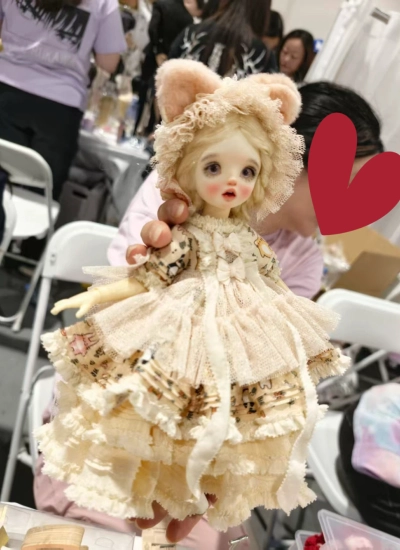 即納 上海DP展会場限定特販品 ドール用服  女の子用 1/4、大4分通用 球体関節人形 BJD