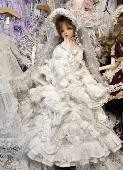 即納 上海DP展会場限定特販品 ドール用服  女の子用 1/4、大4分通用 球体関節人形 BJD
