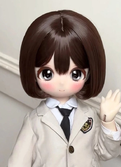 ドール用ウィッグ Basicsショート・梨花ヘア ノングルー MSD/SDサイズ用 BJD用 【Cocosheep】