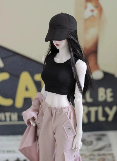 ドール用服 トップス ブラック 女用 SD/63/70サイズ用 BJD