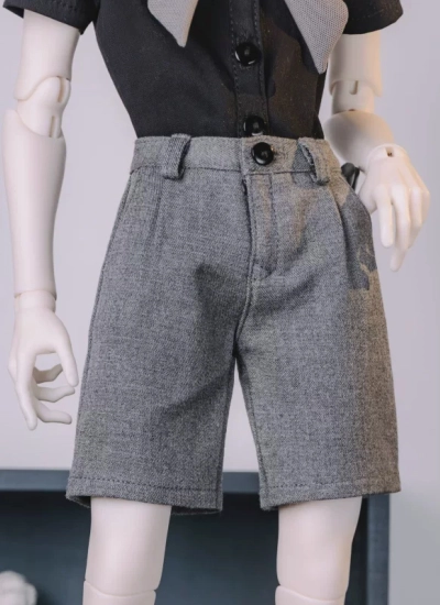 ドール用服 短パン グレー  ID75/Loongsoul73/POPO68/SD/SD10/MSDサイズ 男女共通  球体関節人形用 BJD用A527