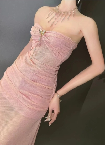 ドール用服 ドレス ピンク MSD/SDサイズ人形用 BJD用