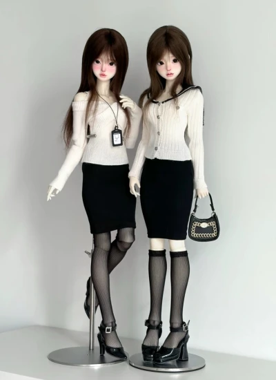 ドール用服 タイトスカート ブラック MSD/SDサイズ人形用 BJD用