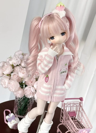 ドール用服 セーター ピンク MSDサイズ人形用 BJD用
