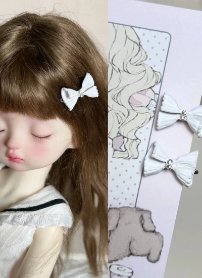 ドール用髪飾り ヘアピン 蝶結び MSD/YOSD/Blythe/OB24サイズ人形通用 BJD用