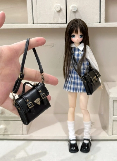 ドール用バッグ ブラック YOSD/OB22/OB24/Blytheサイズ人形通用 BJD用