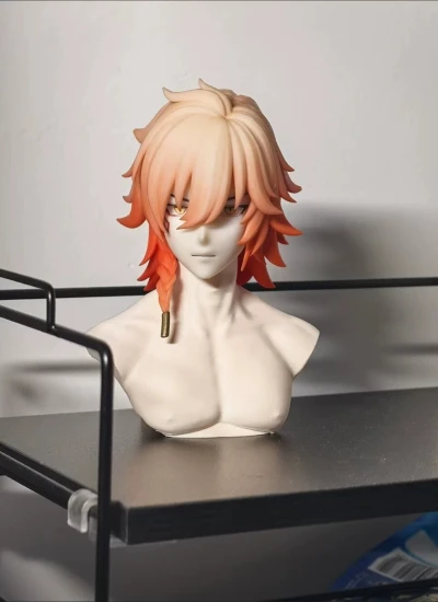 ドール用ヘッドスタンド バストスタンド 3Dプリント製 耐衝撃、耐黄変性、耐摩耗性 MSD/YOSDサイズ人形用 【馨瑶自制】