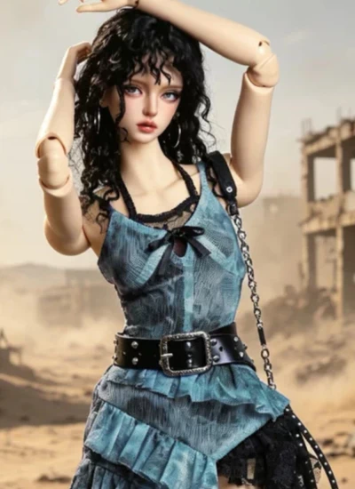 ドール用ベルト ブラック SDサイズ用 球体関節人形 BJD用