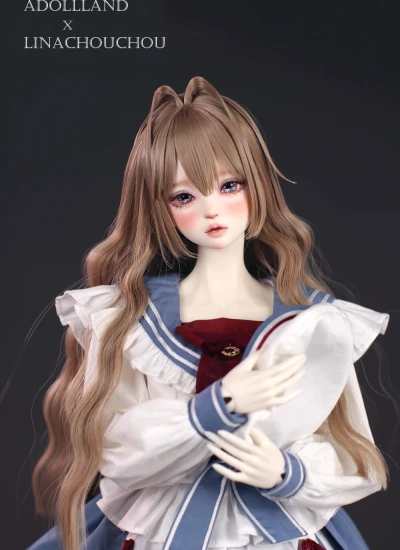 【期間限定】ドール用ウィッグ 前髪 ブラウン JG-031 球体関節人形用 BJD用