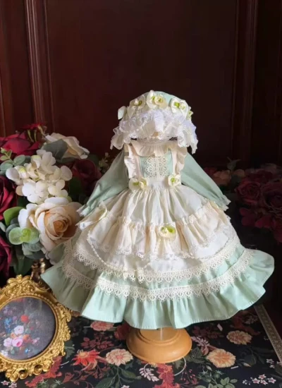 BJD Clothes Girl Lolita Dress Set for Blythe 15cm 1/6 1/4 1/3 Size Ball Jointed Doll