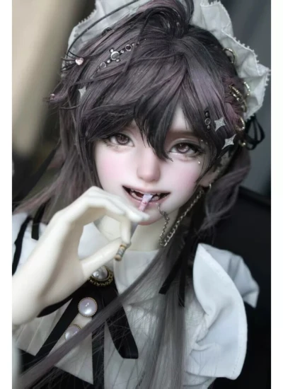 期間限定 ドール用ヘッド【秦不易 Qin Bu Yi】男の子 レジン製 MSD 1/4サイズ 球体関節人形用 BJD用