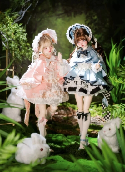 ドール用服 ドレスセット ｢幻想愛麗絲｣ YOSD/MSD/KUMAKO/AZONEサイズ人形用 球体関節人形 BJDDOLL 奥菲利亚的商店