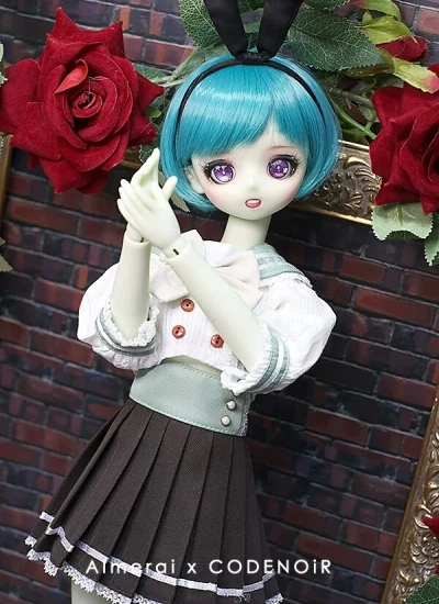 BJD Fullset Matcha - Choco Bunny 45cm Girl Ball-jointed Doll