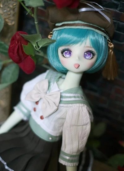【数量限定】ドールフルセット Matcha 抹茶 - Choco Bunny 45cm 女の子 球体関節人形 BJD 【Aimerai x CODE NOiRコラボ】