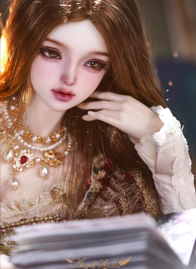 【22周年限定】ドール用ヘッド 妮可1/3サイズ用 球体関節人形用 BJD用  BH324111