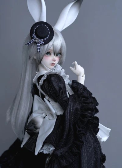 【数量＆期間限定】ドールフルセット【可露麗 カヌレ】兎版 1/4サイズ 女の子 球体関節人形 BJD