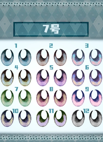ドール用アイ マンガアイ 水転写デカールアイ『7号』mdd/bjd/ob 二次元 10mm/12mm/14mm/16mm/18mm/20mm/22mm BJD/MJD用【点钞機X虿尾虫コラボ】