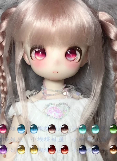 ドール用アイ マンガアイ 压眼 デカールアイ『鬼魅』mdd/bjd/ob 二次元 10mm/11mm/12mm/14mm/16mm/18mm/20mm/22mm/24mm BJD/MJD用