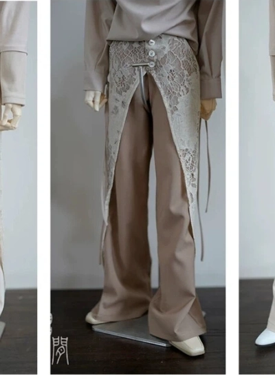 ドール用服 ズボン ベージュ カーキ  70/73/75/77サイズ  BJD人形用