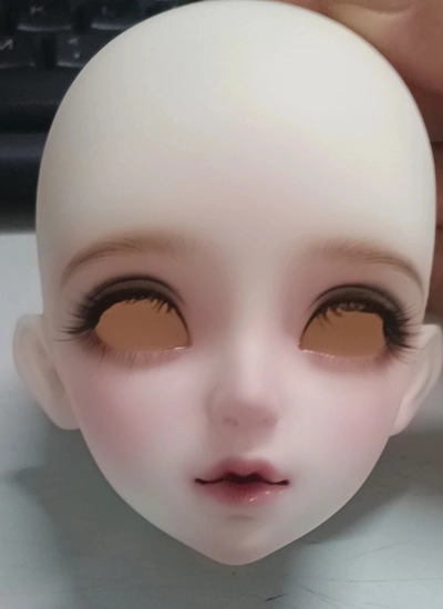 ドール用ヘッド 贝蒂Bettyヘッド美白肌 メイク済 頭囲21.3cm 球体関節人形用 BJD用