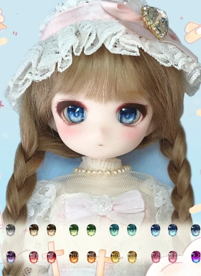 ドール用アイ マンガアイ 压眼 デカールアイ『星河』mdd/bjd/ob 二次元 10mm/11mm/12mm/14mm/16mm/18mm/20mm/22mm/24mm BJD/MJD用