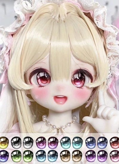 ドール用アイ レジン 二次元 アニメ風 『星绒 シンロン』mdd/bjd/kumako 樹脂製 8mm/10mm/11mm/14mm/16mm/18mm/20mm/22mm BJD/MJD用