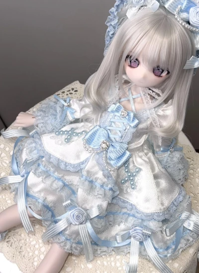 BBWWW BJD Rose Gem Princess Gril Suit Set for MSD Size Ball Jointed Doll