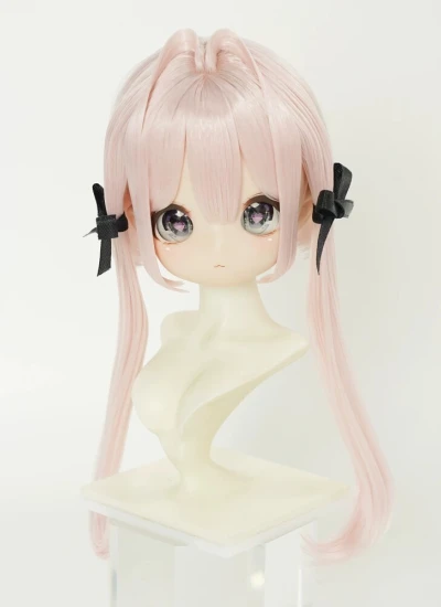 BJD ドール用ウィッグ ゴールド ゴールド レッド シルバー ホワイト ブラウン パープル ピンク ブラック ピンク SDサイズ人形用 兔咪