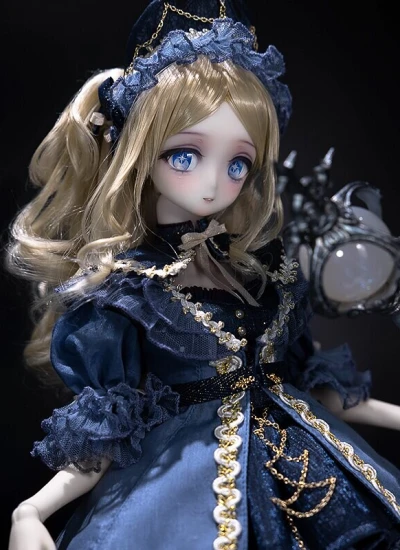 【期間限定】ドールフルセット 星棋双子・双生魔法使・艾拉Ela 雾绵体 女の子 47cm 球体関節人形 BJD