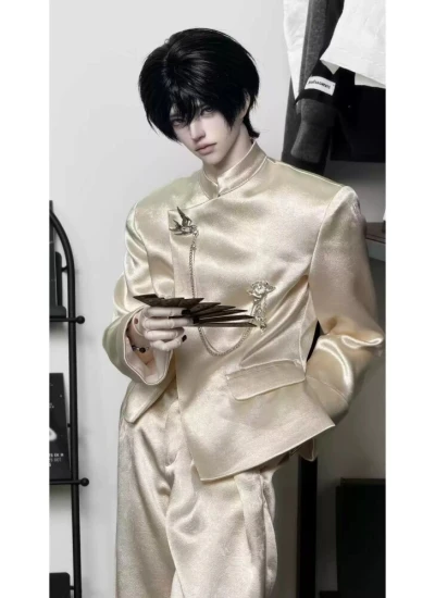 BJD Clothes [Awakening Spring Collection] New Chinese-style Clothing in 7 Colors for 75cm 77cm Size Ball Jointed Doll