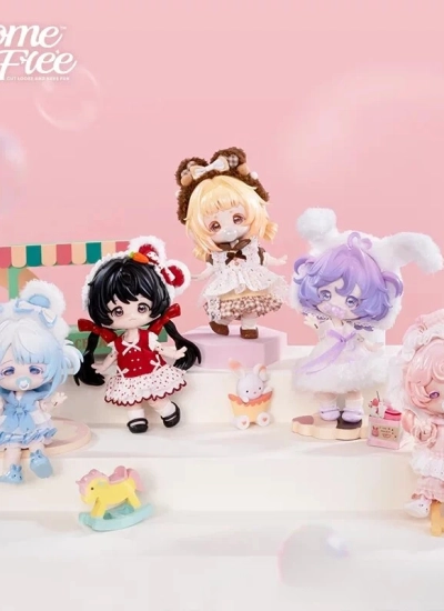 BJD ブラインドボックス 『BONNIE : 奶糕夢境泡芙ミルキードリーム・シュークリーム』12分可動フィギュア 13-14cm 単品 Blind Box【COME4FREE】