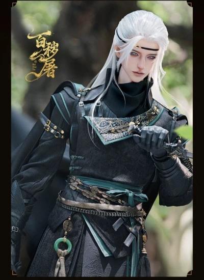 BJD Clothes Bai Hui Tu 2.0- Qing Xiao Zhan Outfit for 75cm 77cm Size Ball-jointed Doll
