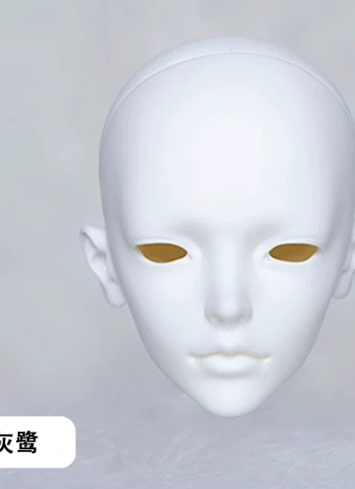 ドール用ヘッド Gray SDサイズボディ用 球体関節人形 BJD DOLL