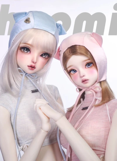 ドール用帽子 シルバー ピンク ブルー 75/70/SDサイズ人形用 BJD用
