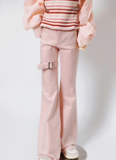 ドール用服 デニム ピンク ID75/Loongsoul73/70cm+/POPO68/SD男の子/SDGR女の子/MSD用 球体関節人形用 BJD用 A536
