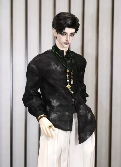 Gong Lue BJD Clothes [Slow Sequence] New Chinese Style Shirt Trousers for 1/4 70cm 73cm 75cm 77cm Size Ball Jointed Doll