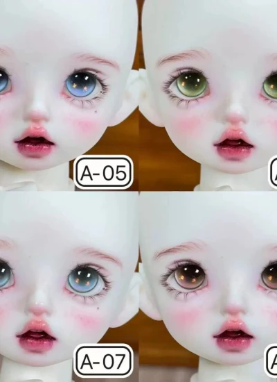 ドール用アイ レジンアイ 「A05-08」 ダイヤ/ラメタイプ ハンドメイド ブルー/グリーン/ブラウン 12mm/14mm/16mm/18mmサイズ人形用 BJD用