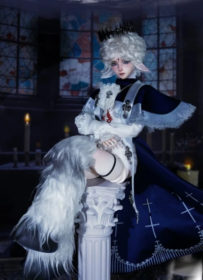 BJD Stray Eclogue Fullset+Body Blushing 1/4 Remy Boy 48cm Ball-jointed Doll(100 sets limited)