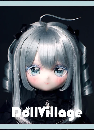 ドール用ウィッグ ブルー JG-032【8-9inch】女の子用 高温糸 球体関節人形用 BJD用