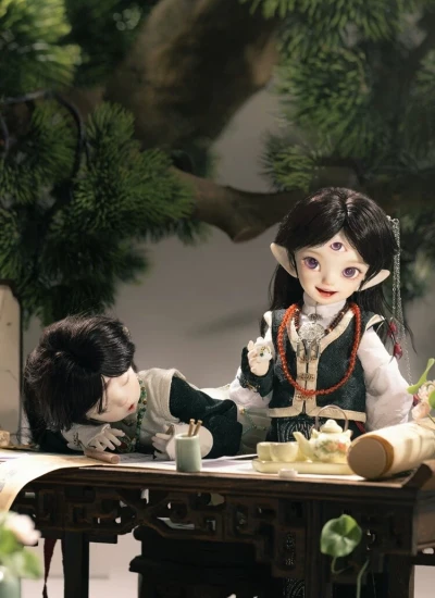 EvatyDoll*DOLLZONE BJD Head Kulala & Kululu for 1/6 28.8cm Ball-jointed Doll